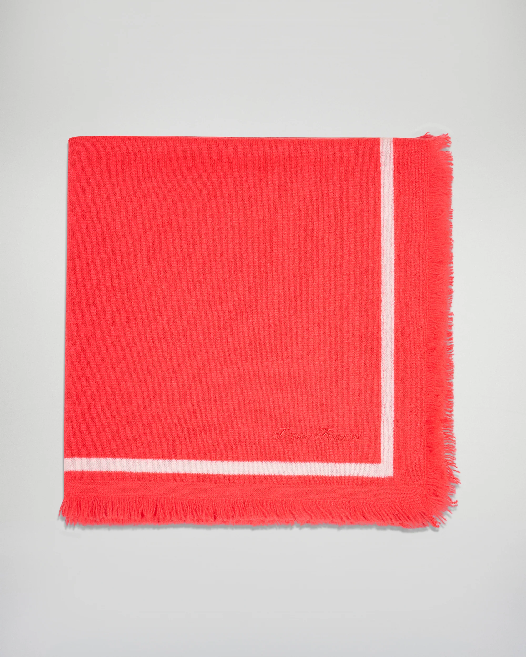 Two-Tone Scarf (H25 / ACCESSORIES / Cosmic Coral) - Image 3