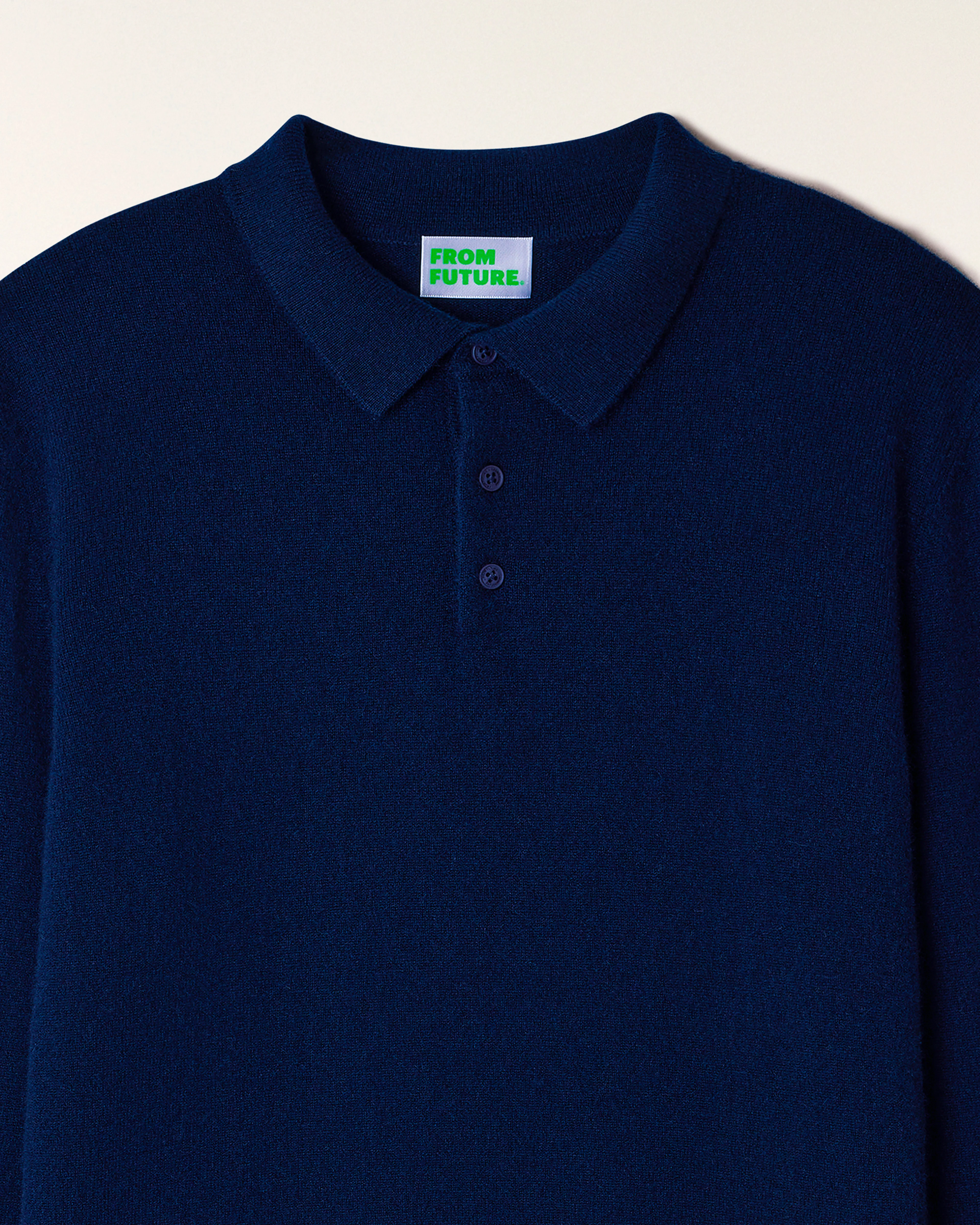 Polo Neck Sweater (S26 / MEN / Navy) - Image 6