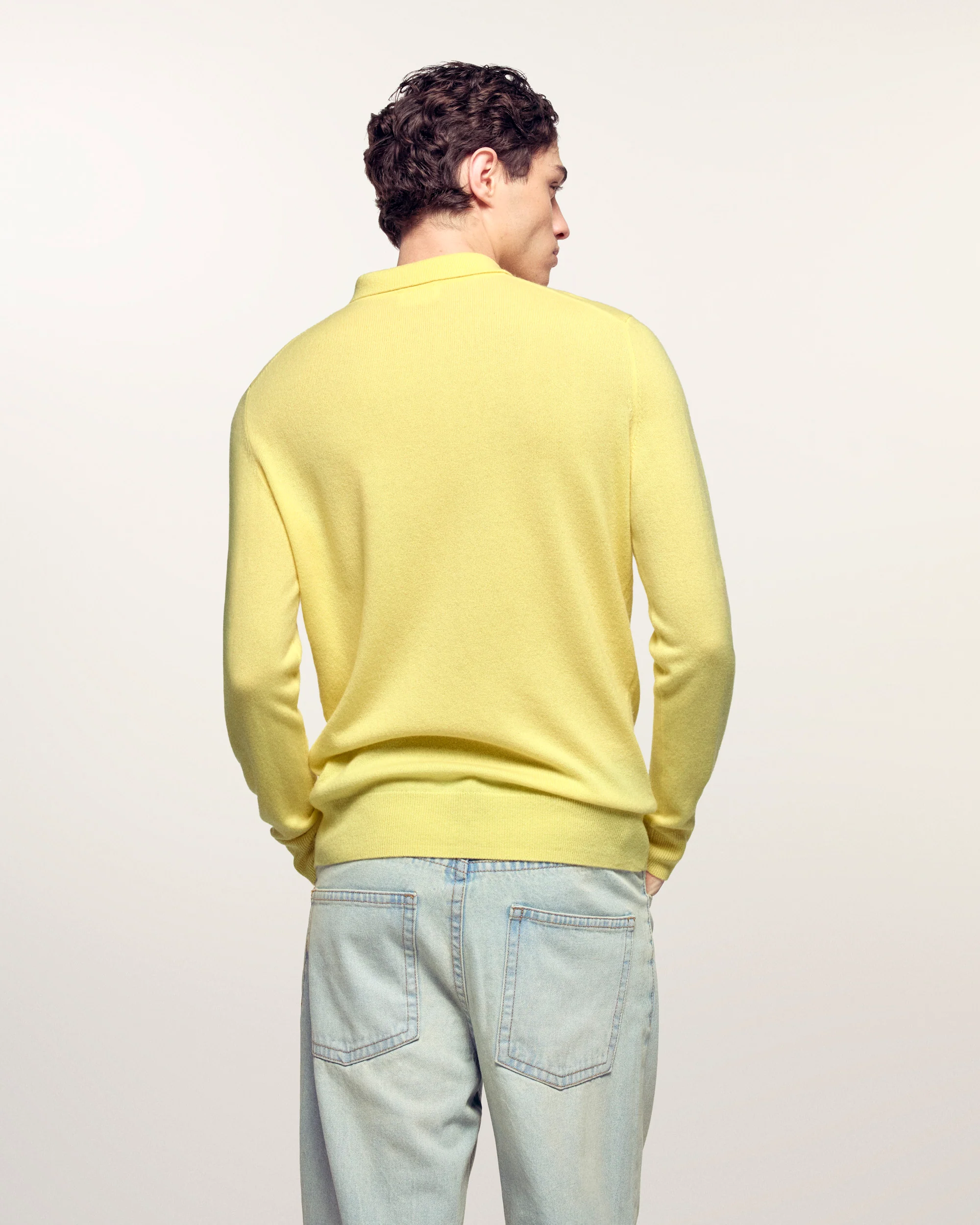Sweater Polo Neck (S26 / HOMME / Star Yellow) - Image 3