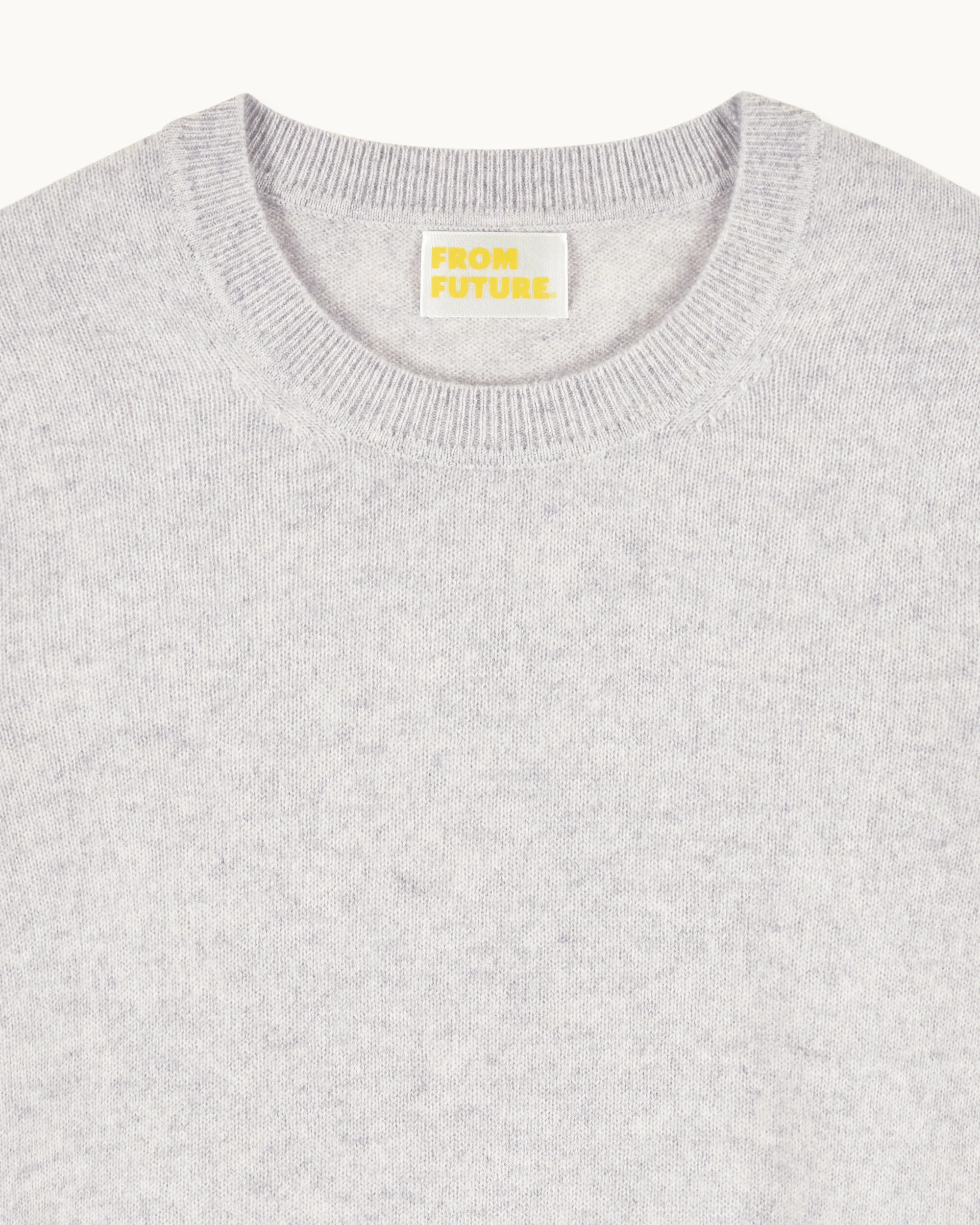 Multicolored Crewneck Sweater (S25 / WOMEN / Light Heather Gray) - Image 6