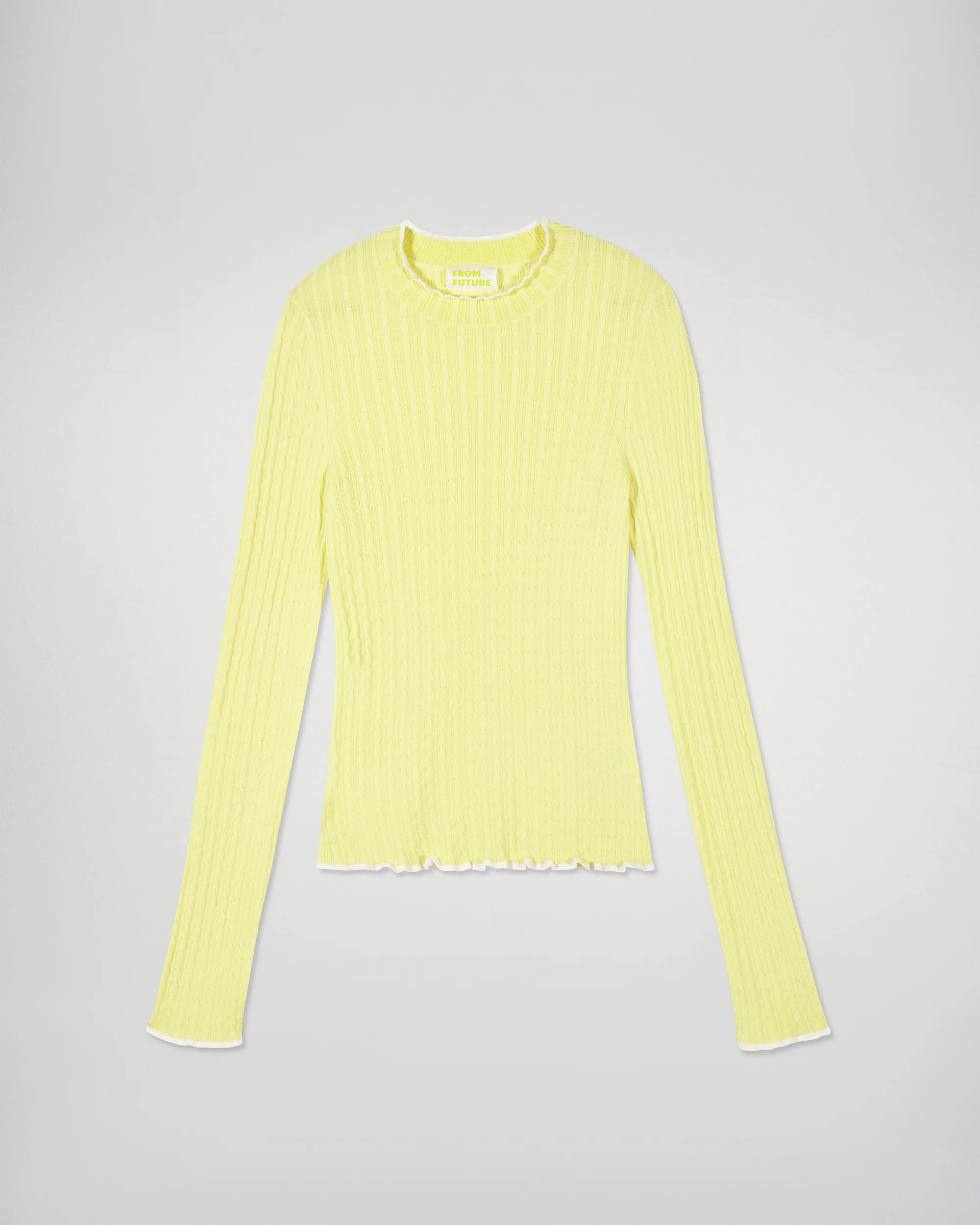 Crewneck Sweater (H25 / WOMEN / Creamy Yellow) - Image 6