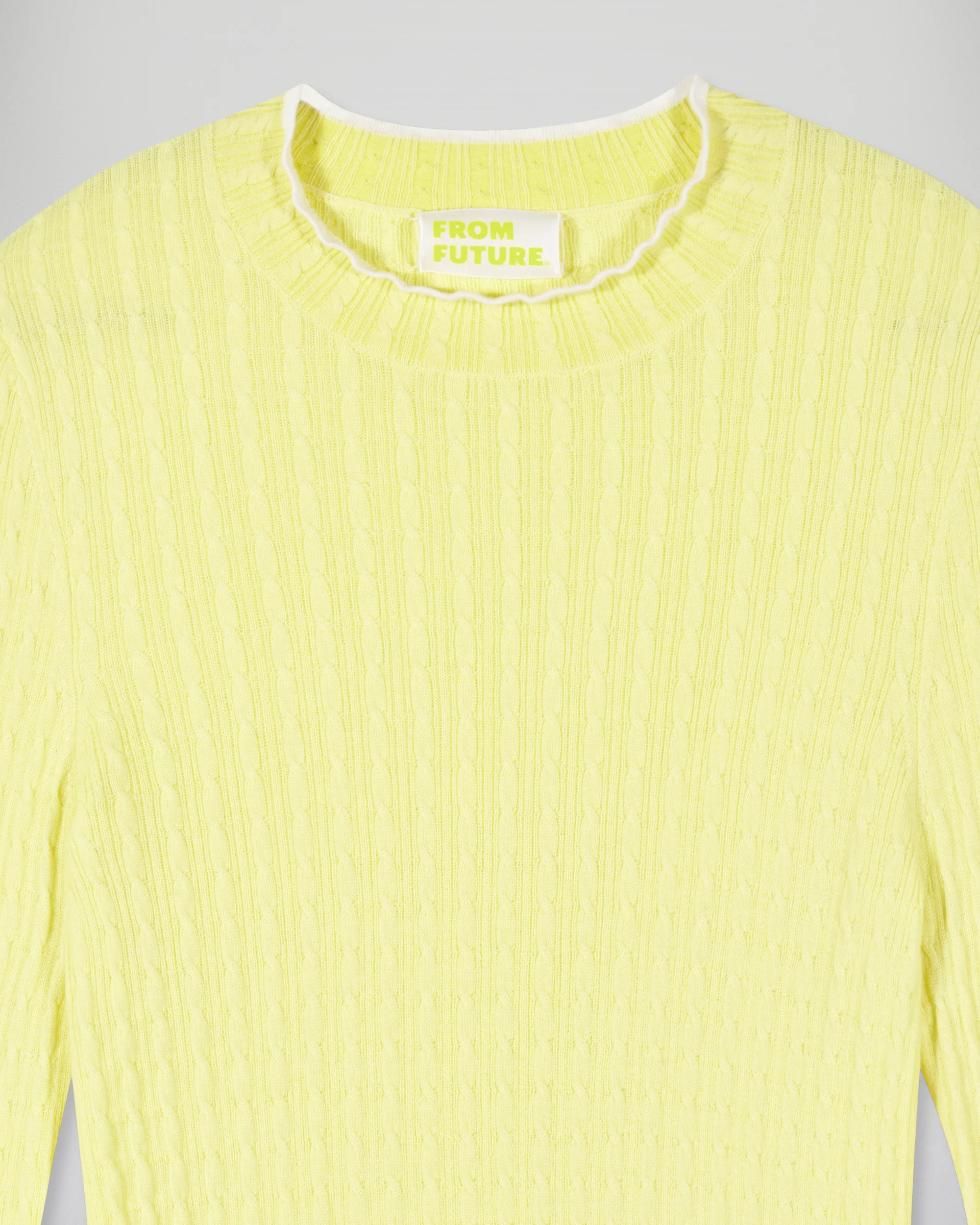 Crewneck Sweater (H25 / WOMEN / Creamy Yellow) - Image 7