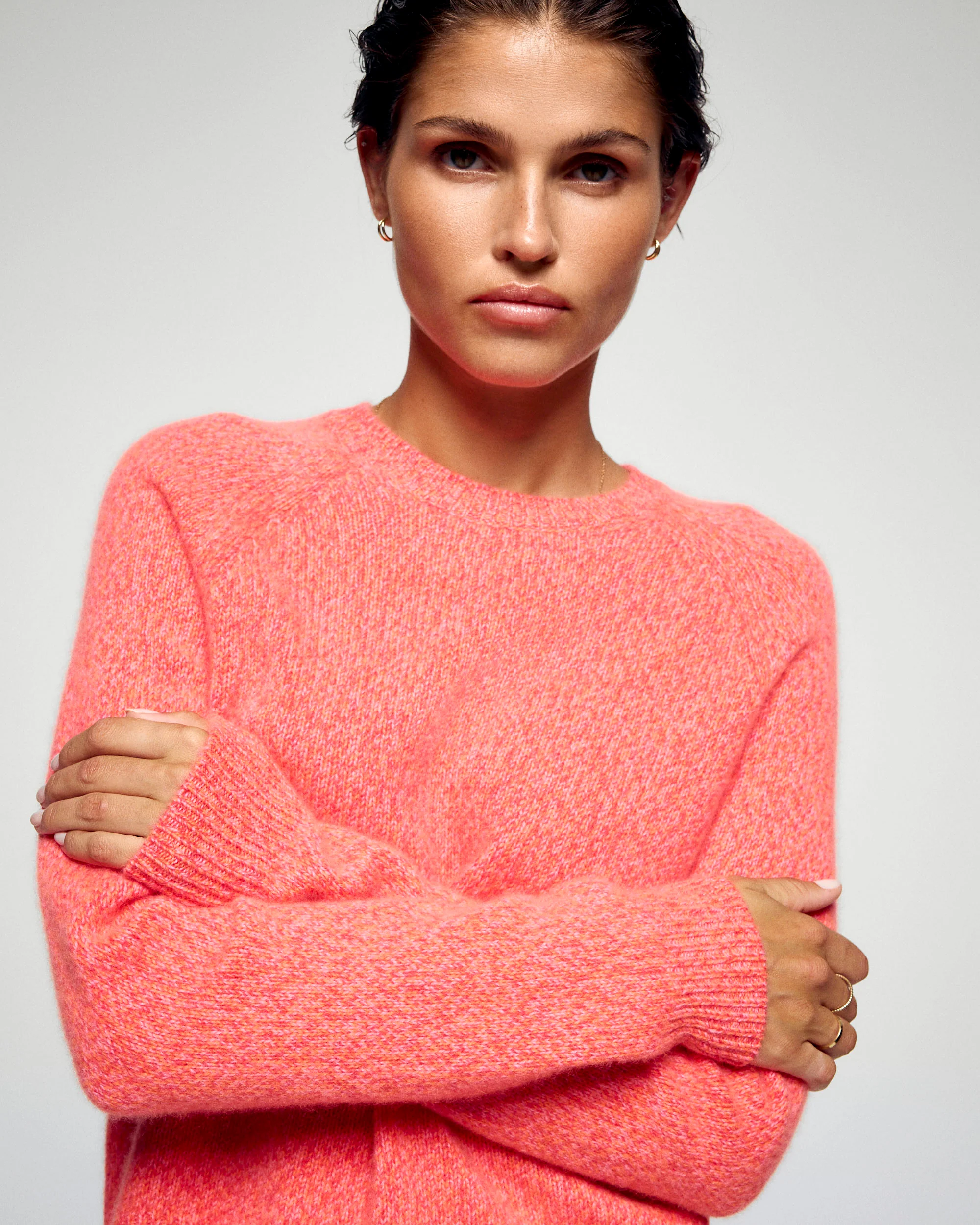 Crewneck Sweater (H25 / WOMEN / Electric Sunset) - Image 3