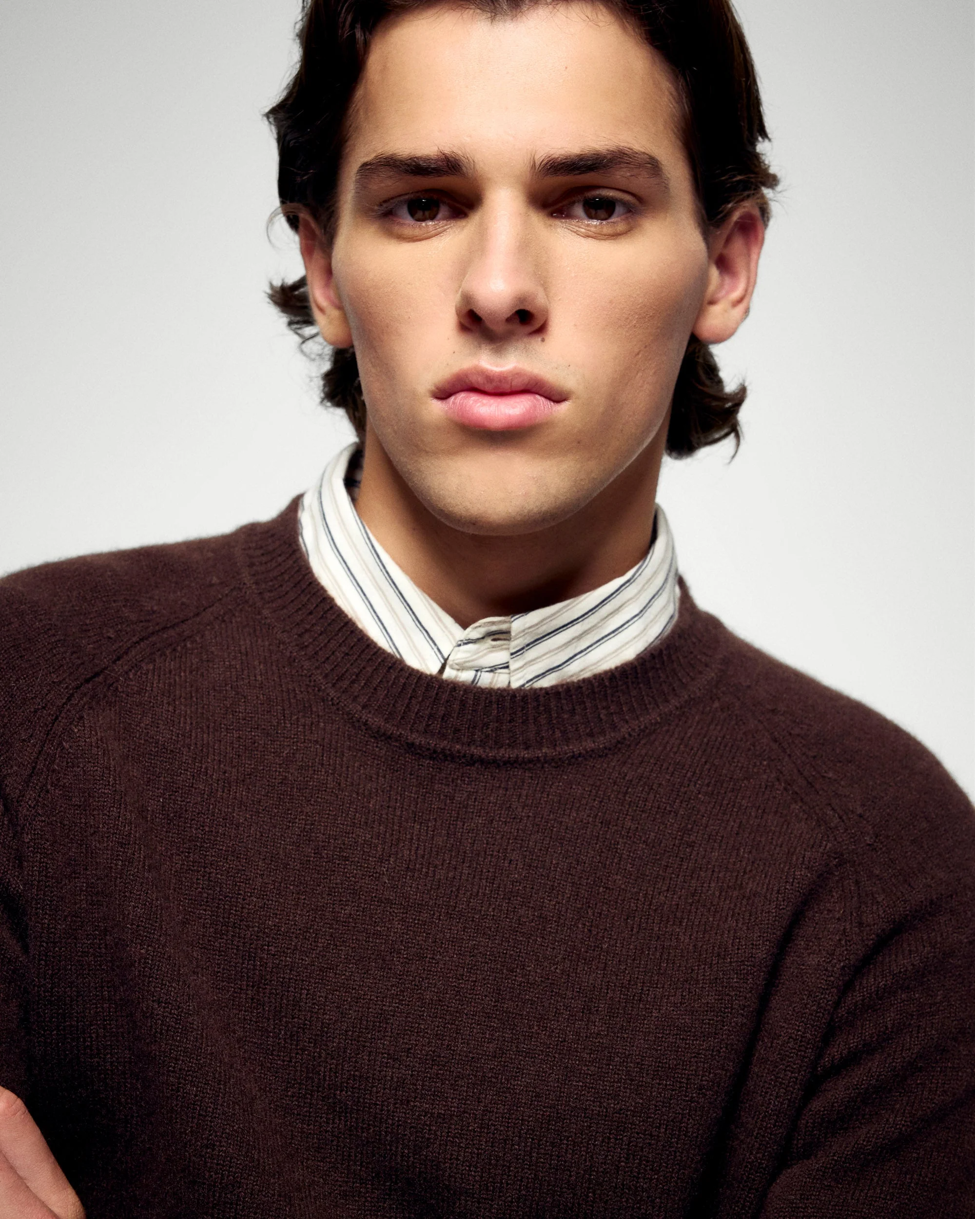 Crewneck Sweater (H25 / HOMME / Chocolate) - Image 5