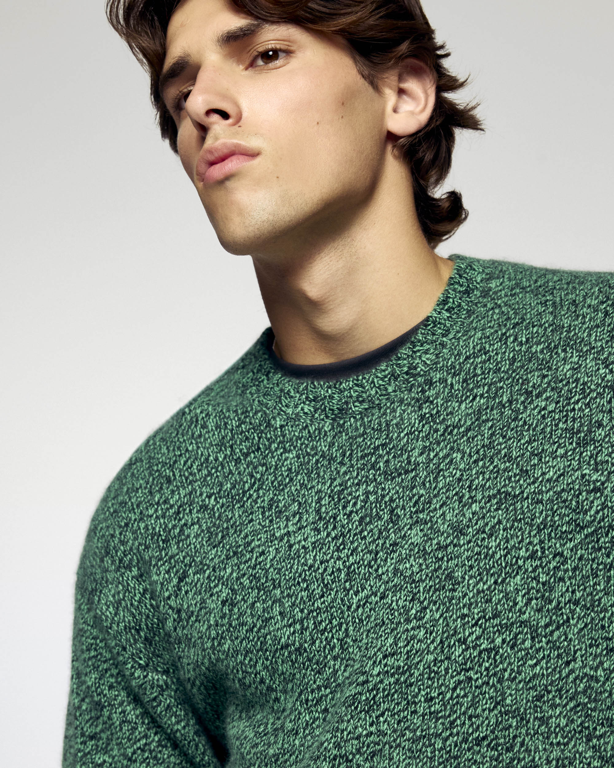 Crewneck Sweater (H25 / MEN / Green Night) - Image 3