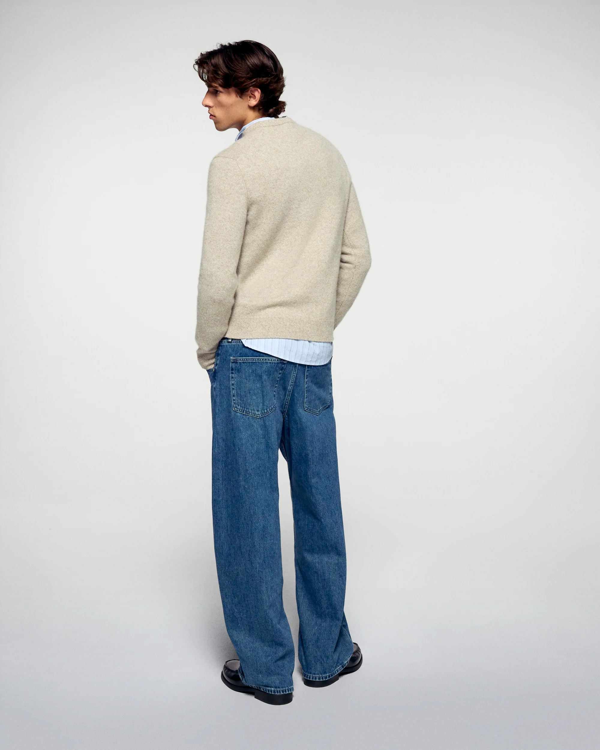 Crewneck Sweater (H25 / MEN / Taupe Mouliné) - Image 4