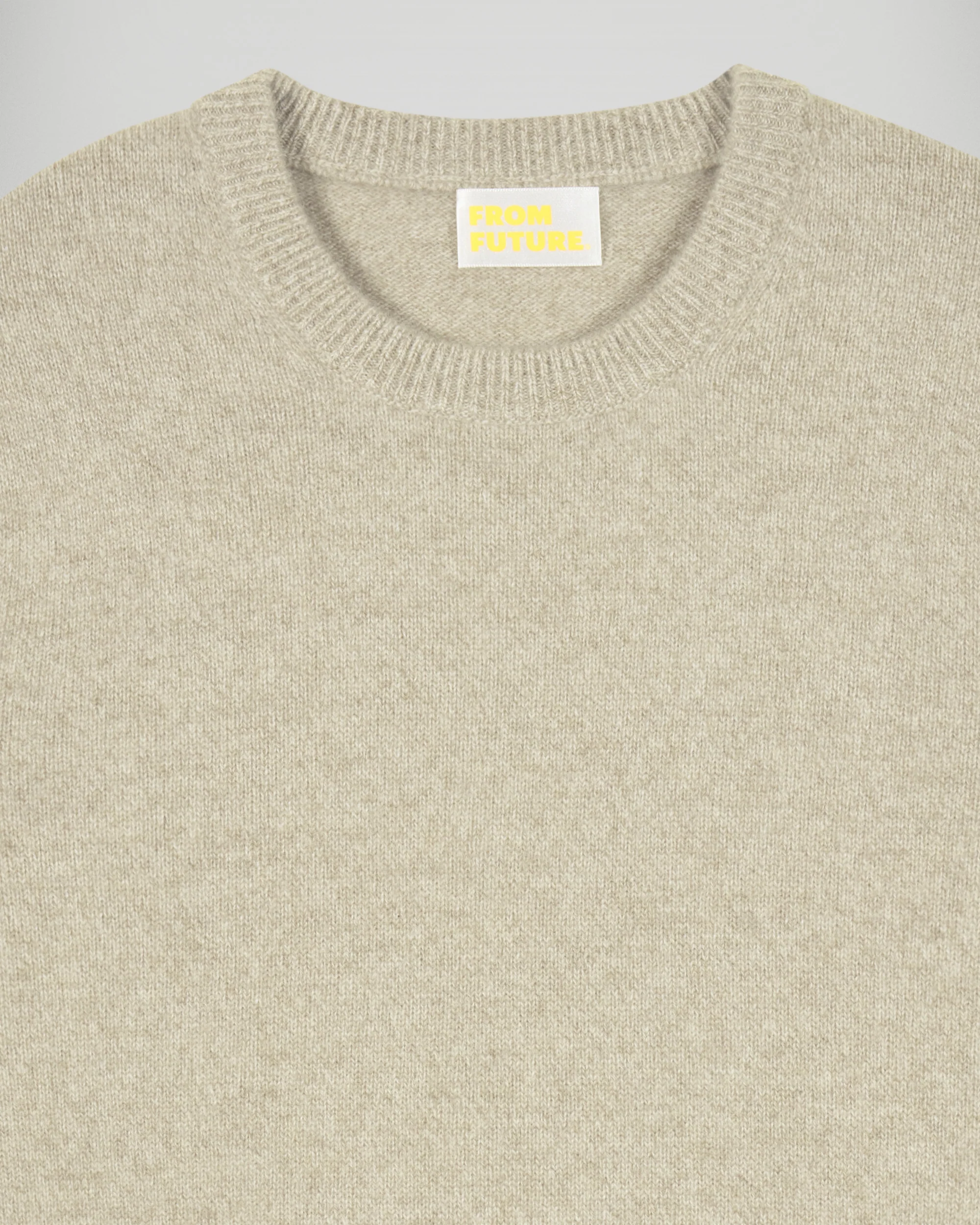 Crewneck Sweater (H25 / MEN / Taupe Mouliné) - Image 6