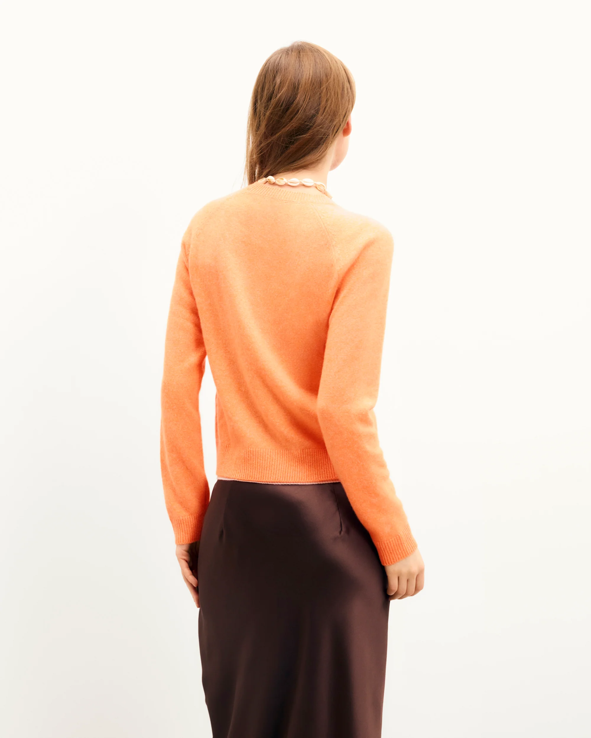 Light Raglan Sleeve Crewneck Sweater (S25 / WOMEN / Light Heather Gray) - Image 4