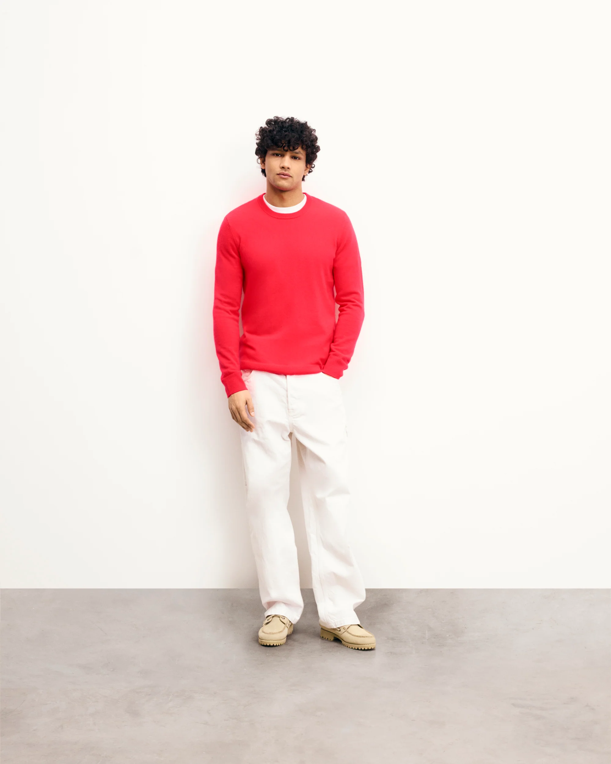 Crewneck Sweater (S25 / MEN / Spicy Coral) - Image 3