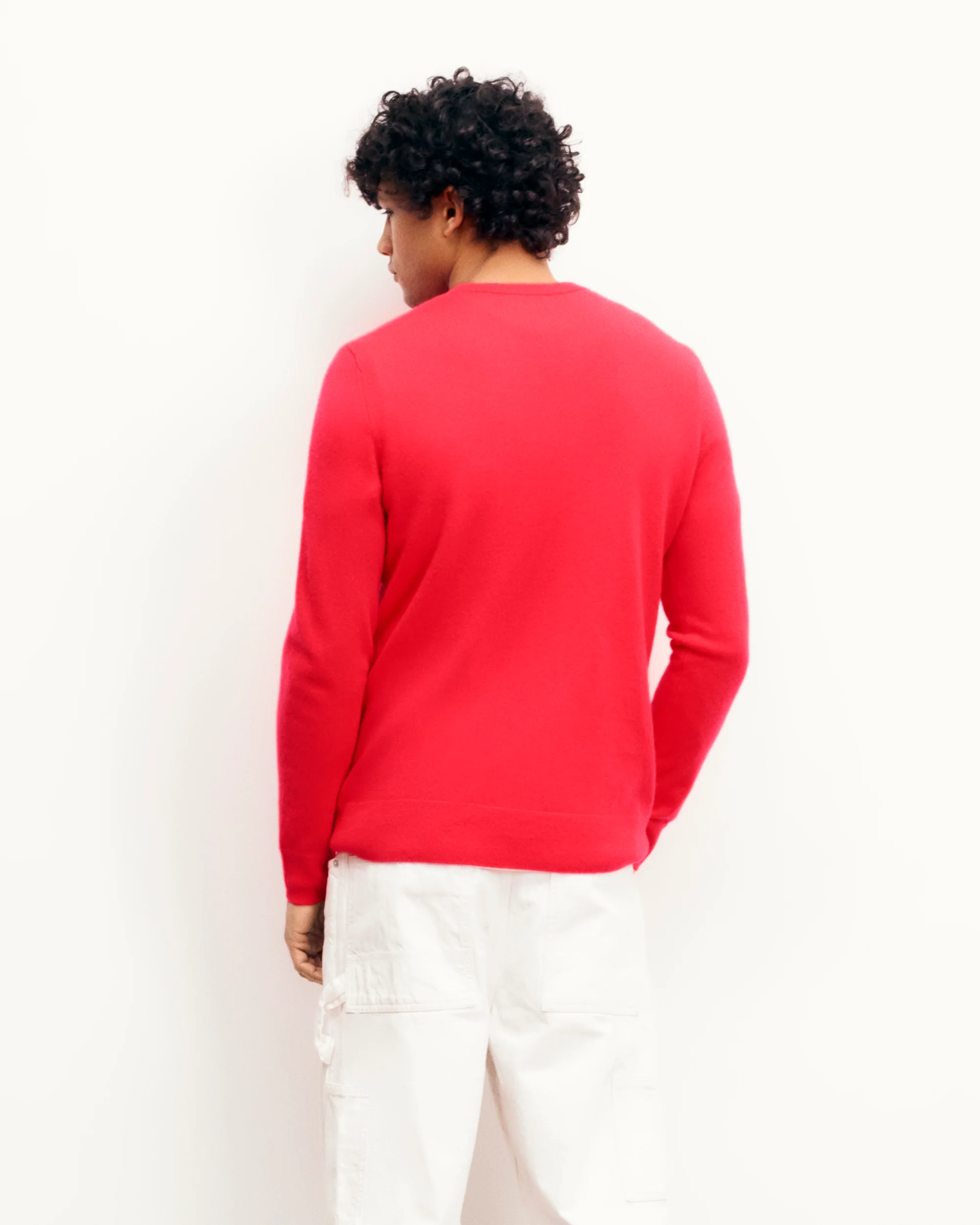 Crewneck Sweater (S25 / MEN / Spicy Coral) - Image 4