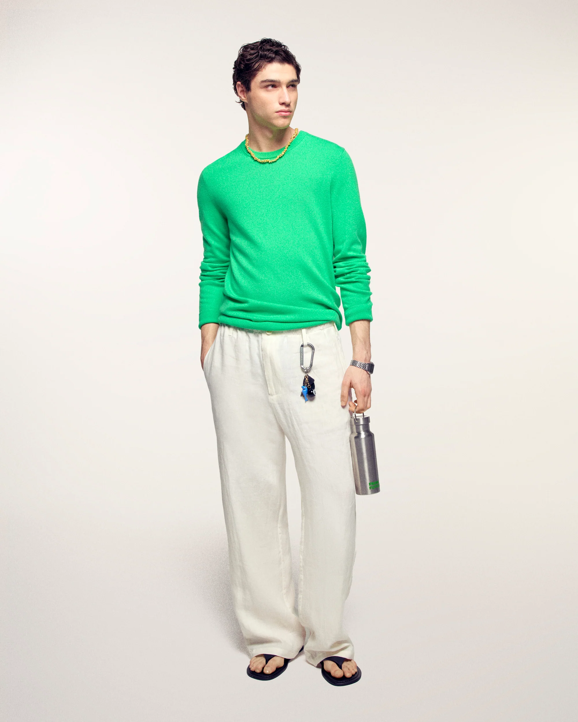 Crewneck Sweater (S26/ HOMME/ Utopic Green) - Image 3