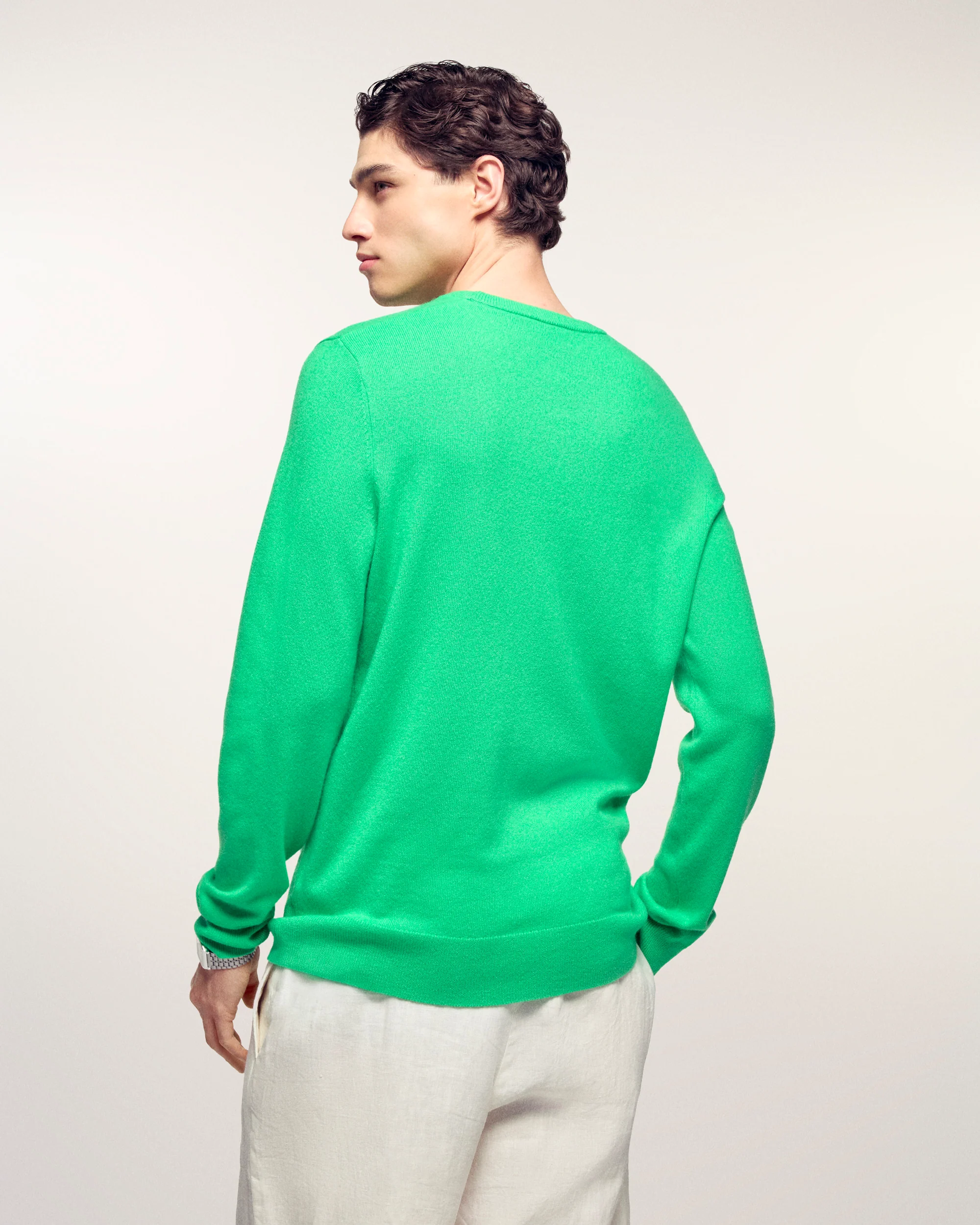 Crewneck Sweater (S26/ HOMME/ Utopic Green) - Image 4