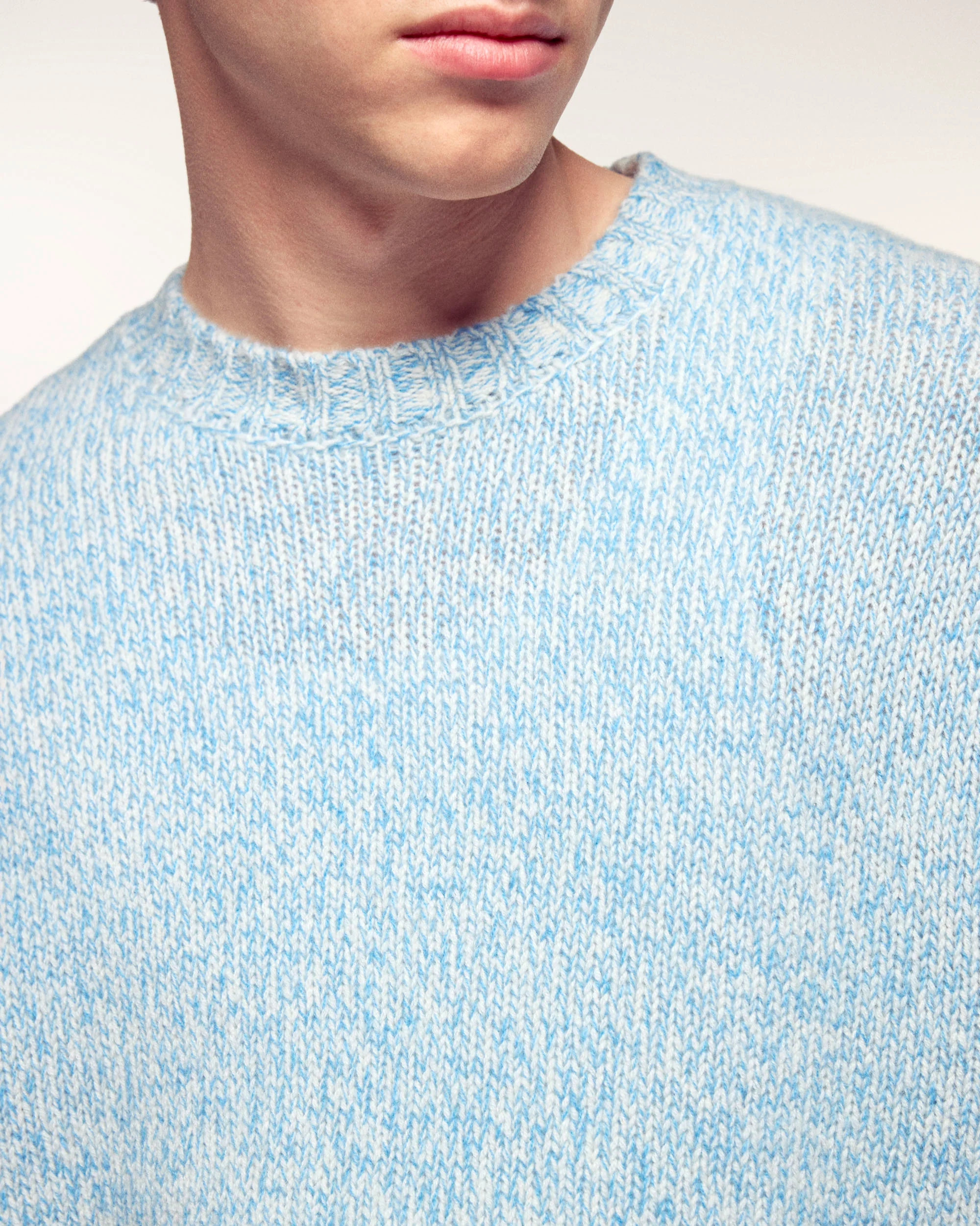 Crewneck Sweater (S26/ HOMME/ Wavy Blue Mouline) - Image 5