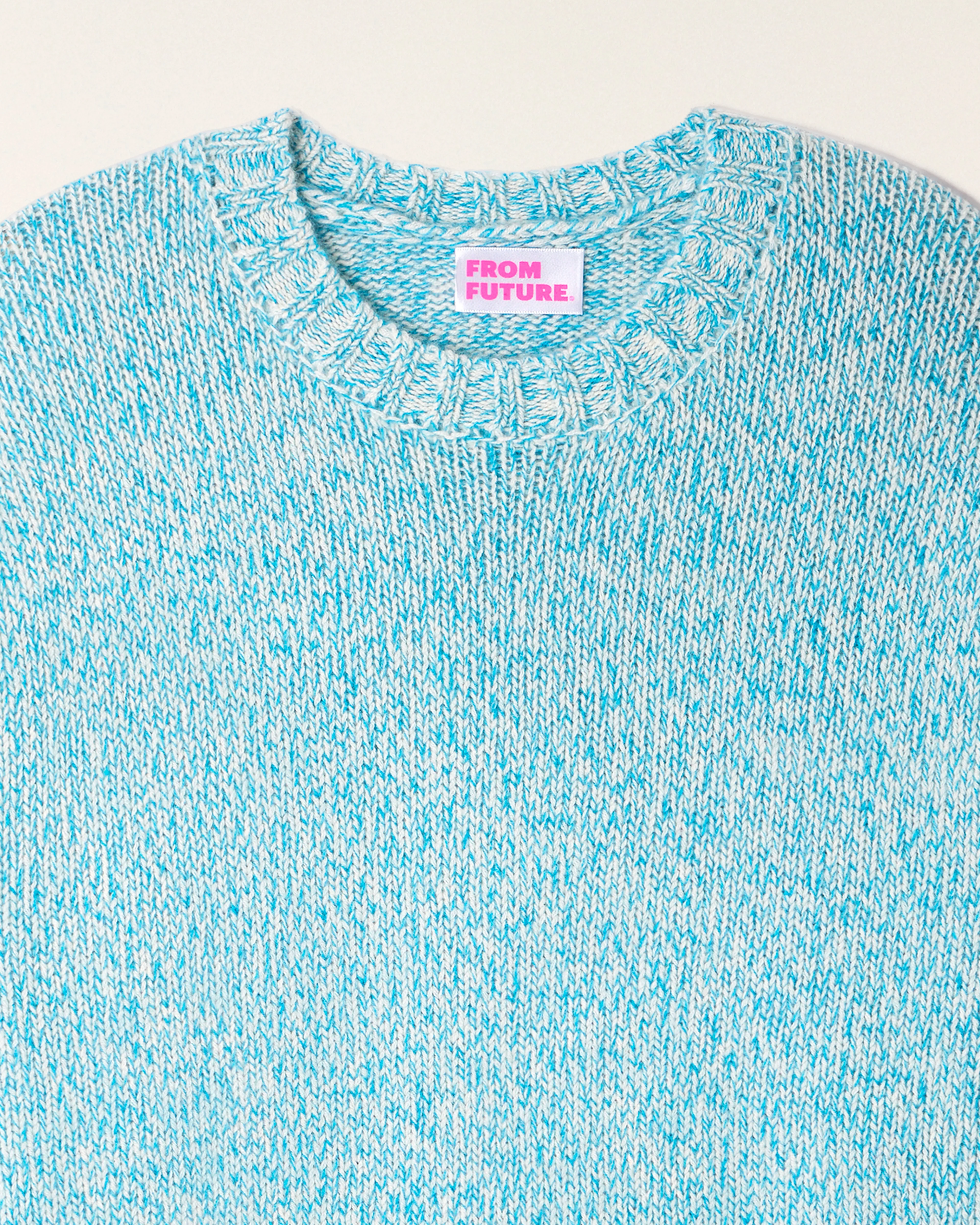 Crewneck Sweater (S26/ HOMME/ Wavy Blue Mouline) - Image 7
