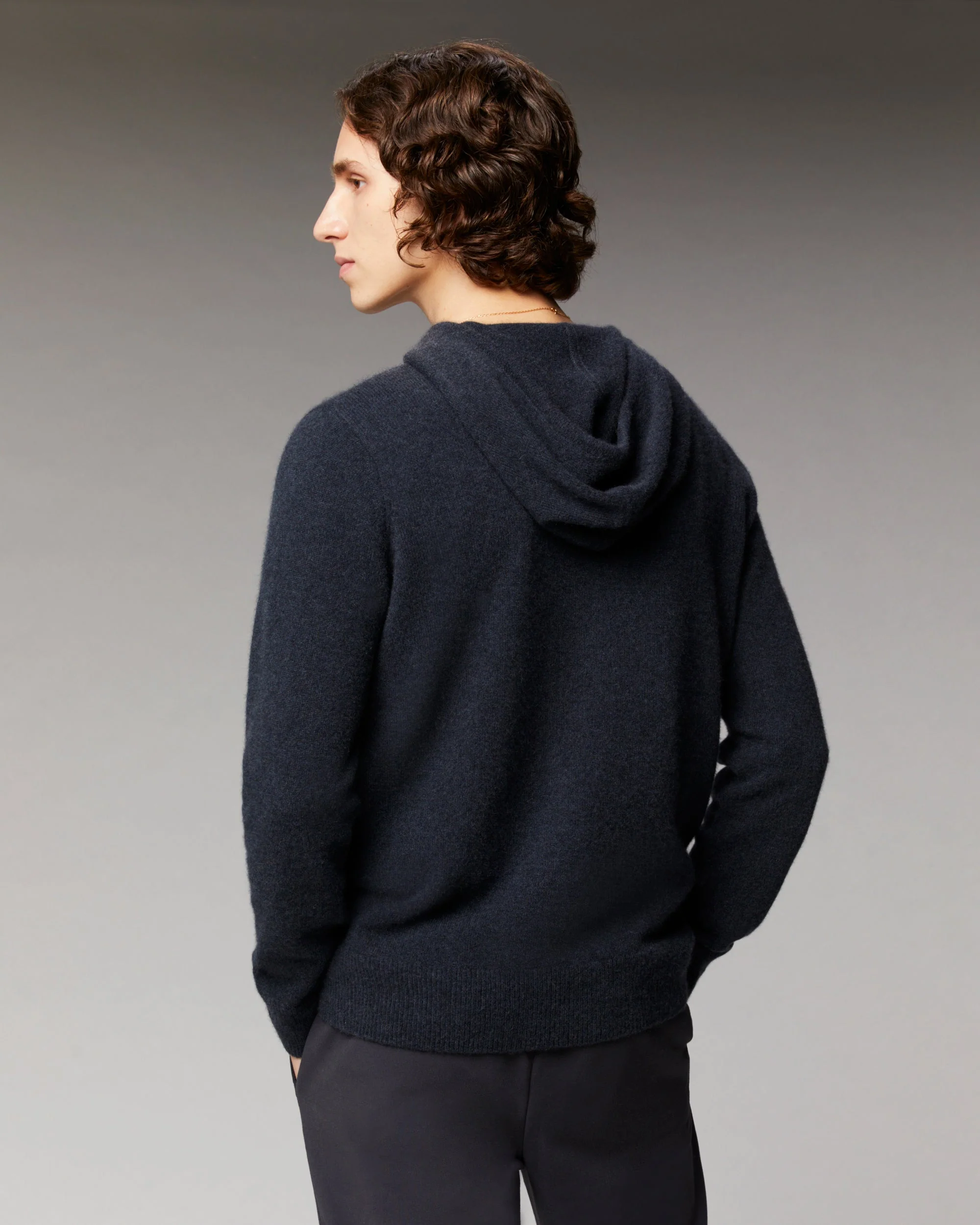 Light Heart Hoodie Sweater (H23 / MAN / Light Heather Grey) - Image 6