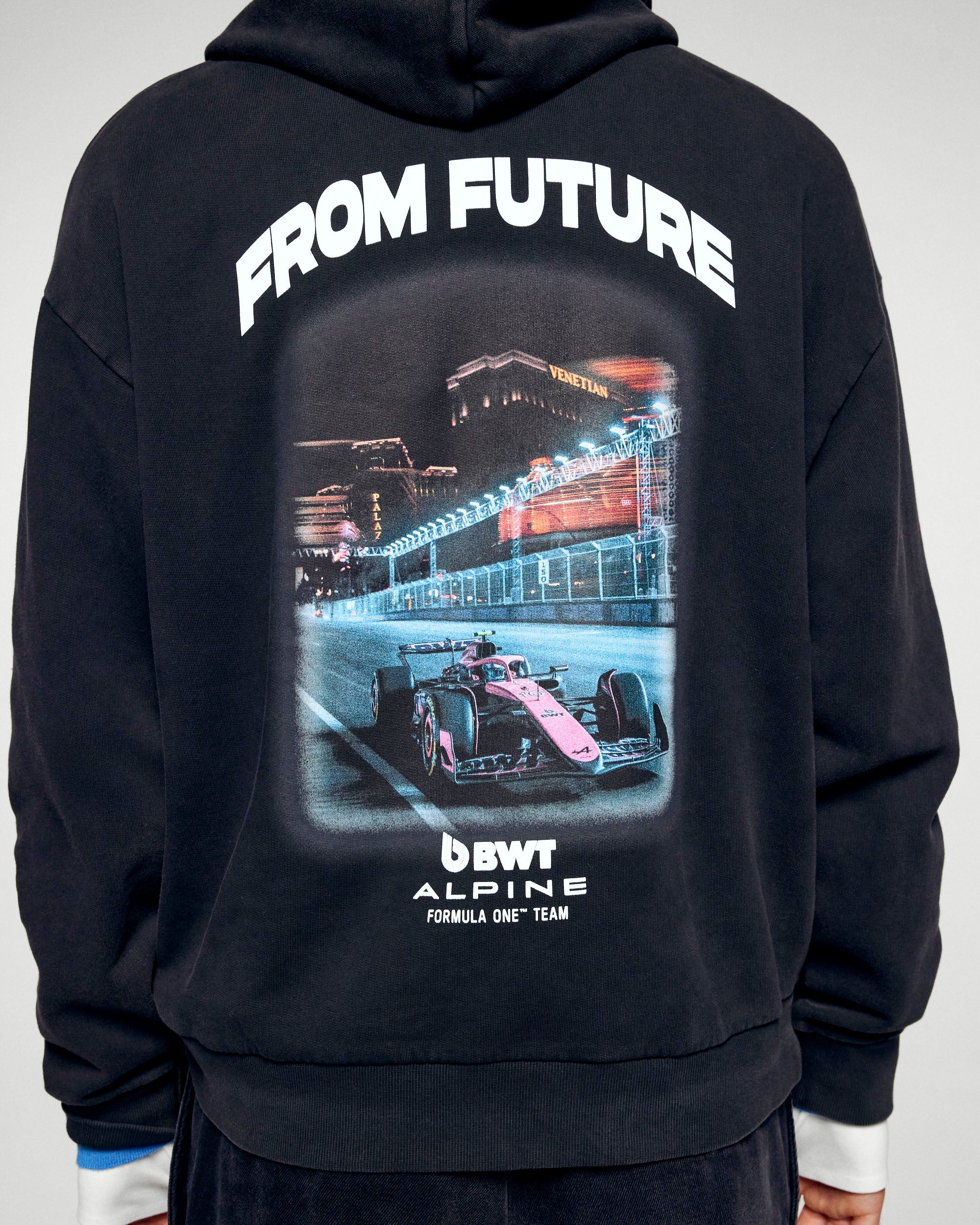 Hoodie Sweatshirt Alpine (H25 / MEN / Washed Black) - Image 5