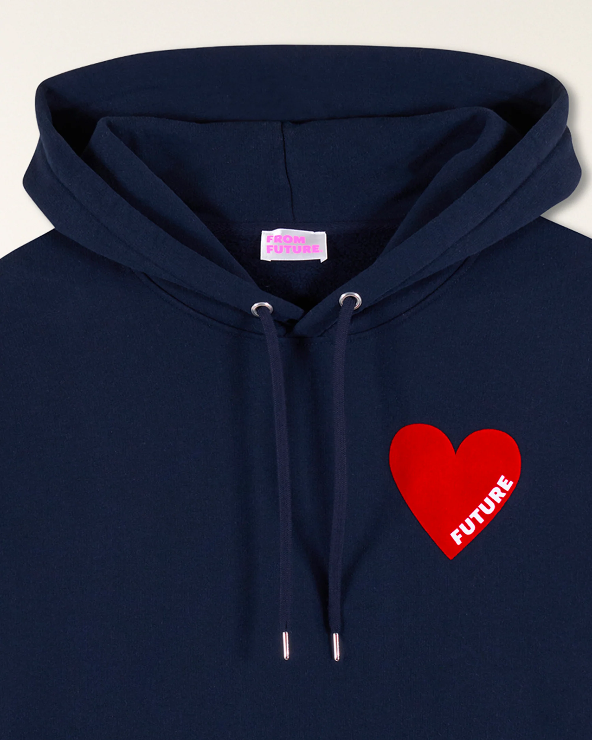 Heart Hoodie Sweatshirt (S25 / MEN / Navy) - Image 6