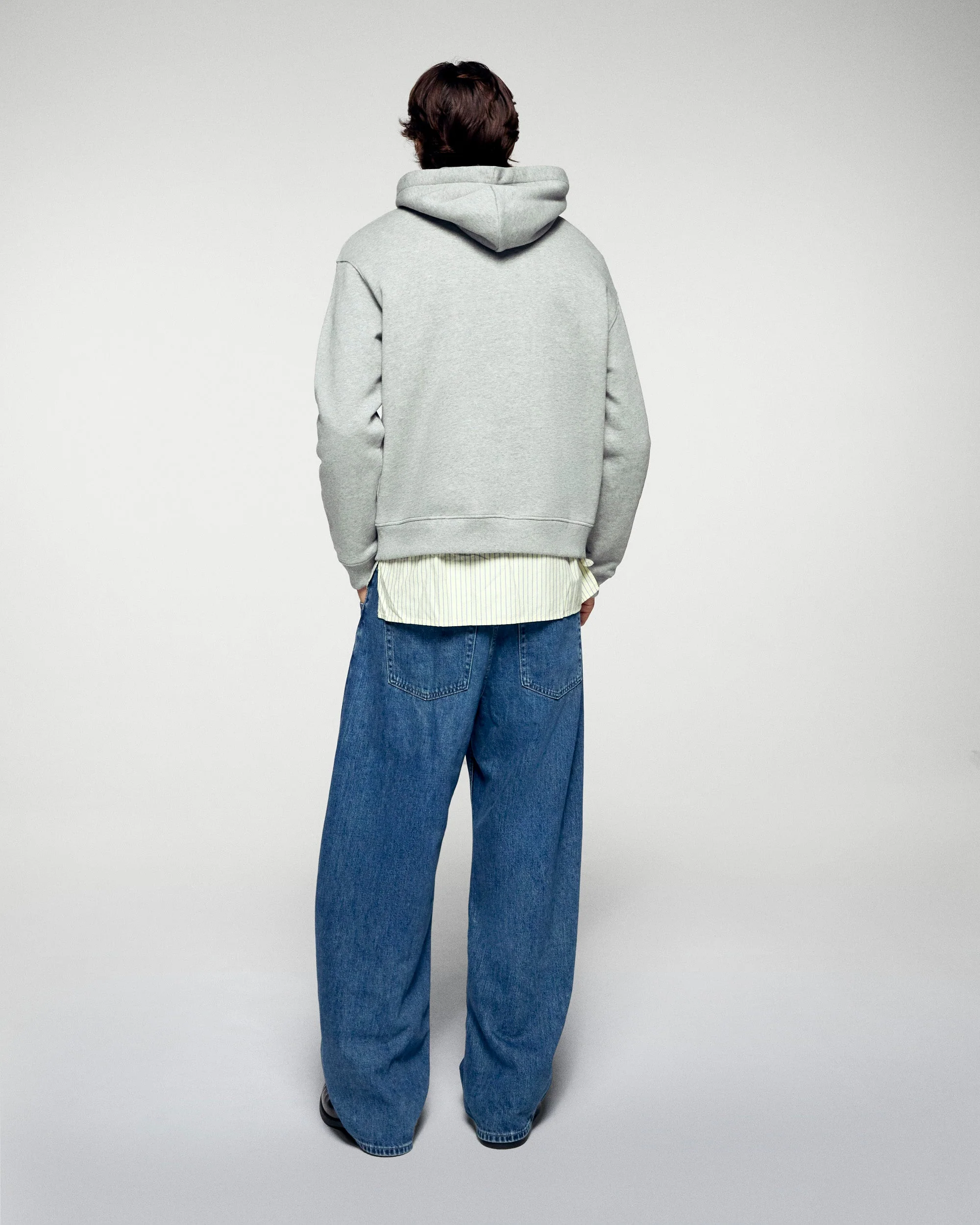 Hoodie Sweatshirt (H25 / MEN / Dark Heather Grey) - Image 4