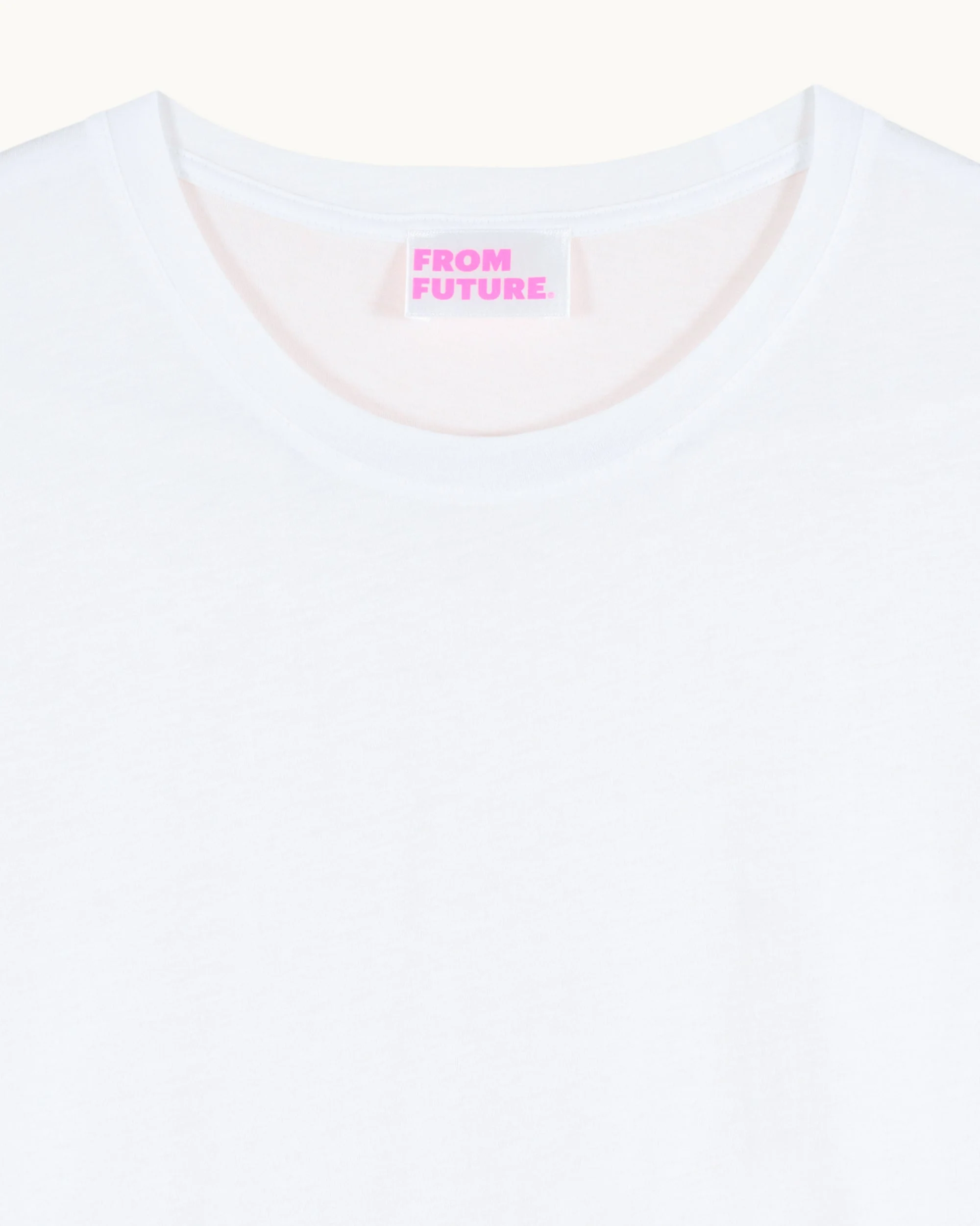 Crewneck Short Sleeve T-shirt (S25 / WOMEN / White) - Image 6