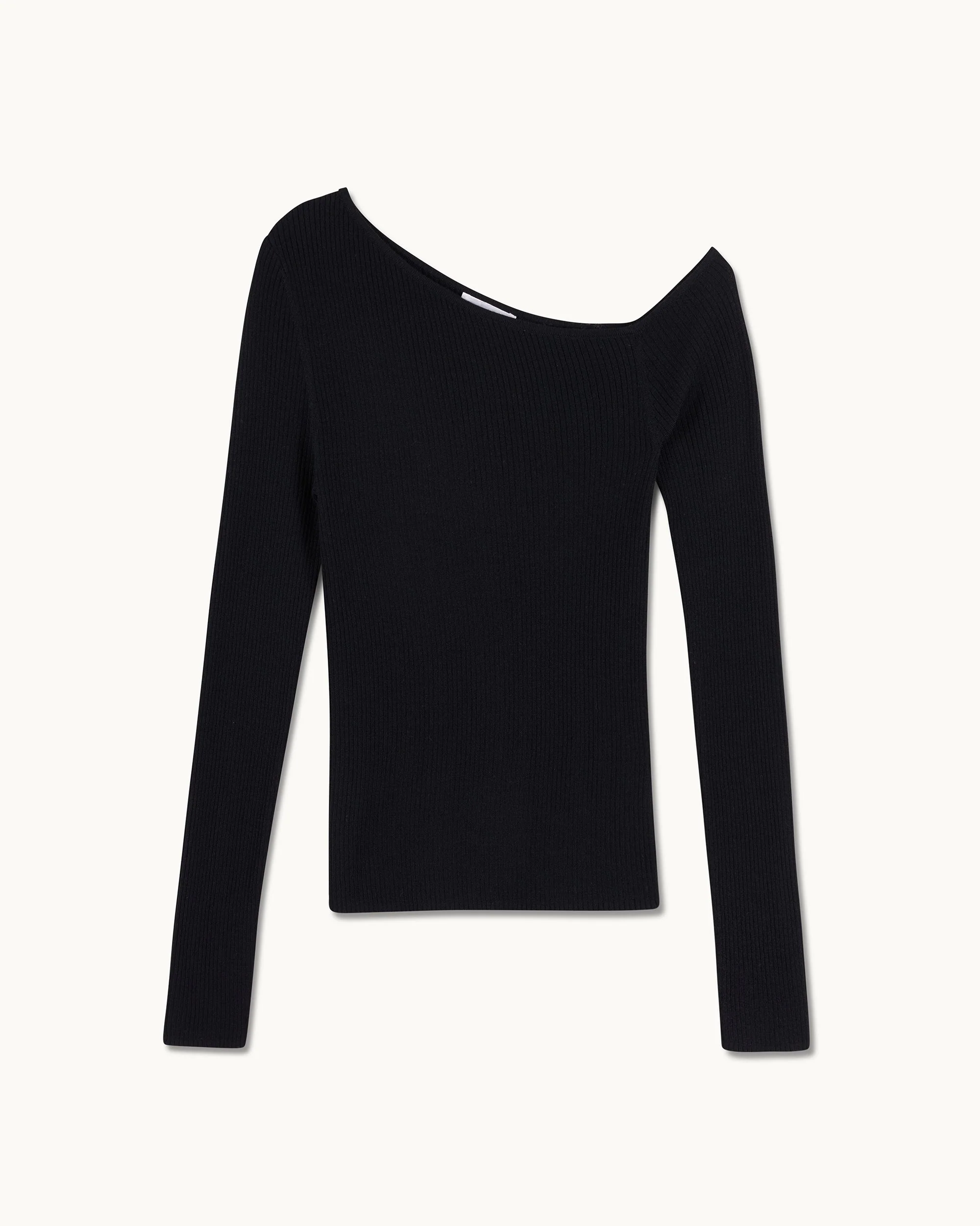 Asymmetrical Top (S25 / WOMEN / Black) - Image 5